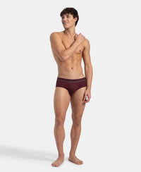 Super Combed Cotton Solid Brief with Ultrasoft Waistband - Port Royale (Pack of 2)