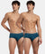 Super Combed Cotton Solid Brief with Ultrasoft Waistband - Seaport Teal (Pack of 2)