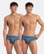 Super Combed Cotton Solid Brief with Ultrasoft Waistband - Stellar (Pack of 2)