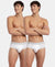 Super Combed Cotton Solid Brief with Ultrasoft Waistband - White (Pack of 2)