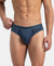 Super Combed Cotton Rib Solid Brief with Ultrasoft Waistband - Dark Denim