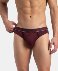 Super Combed Cotton Rib Solid Brief with Ultrasoft Waistband - Port Royale