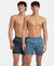 Super Combed Mercerized Cotton Woven Printed Inner Boxers with Ultrasoft and Durable Inner Waistband - Blue Heaven & Deep Slate New (Pack of 2)