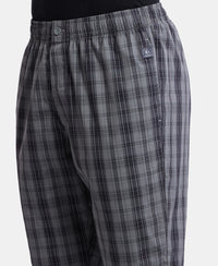 Super Combed Mercerized Cotton Woven Fabric Regular Fit Printed Bermuda with Side Pockets - Quiet Shade