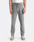 Super Combed Cotton Rich Regular Fit Trackpant with Side Pockets - Mid Grey Melange