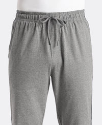 Super Combed Cotton Rich Regular Fit Trackpant with Side Pockets - Mid Grey Melange