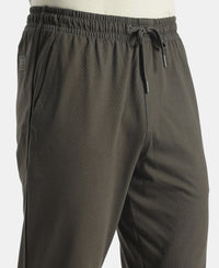 Super Combed Cotton Rich Regular Fit Trackpant with Side Pockets - Olive