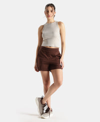 Super Combed Cotton Rich Solid Straight Hem Tank Top - Dove