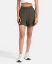 Super Combed Cotton Rich Straight Fit Shorts with Side Pockets - Deep Depths