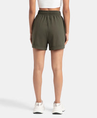 Super Combed Cotton Rich Straight Fit Shorts with Side Pockets - Deep Depths