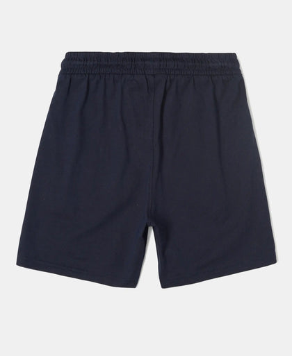 Boy's Super Combed Cotton Printed T-Shirt & Shorts Set - Assorted