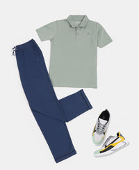 Boy's Super Combed Cotton Rich Regular Fit Polo T-Shirt - Iceberg Green