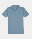 Boy's Super Combed Cotton Rich Regular Fit Polo T-Shirt - Provincial Blue