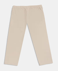 Girl's Super Combed Cotton Elastane Stretch Capri - French Oak