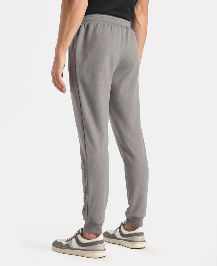 Super Combed Cotton Rich Pique Slim Fit Jogger with Zipper Pockets - Performance Grey