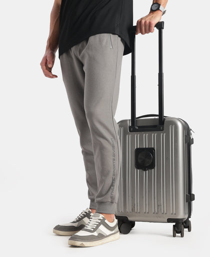 Super Combed Cotton Rich Pique Slim Fit Jogger with Zipper Pockets - Performance Grey
