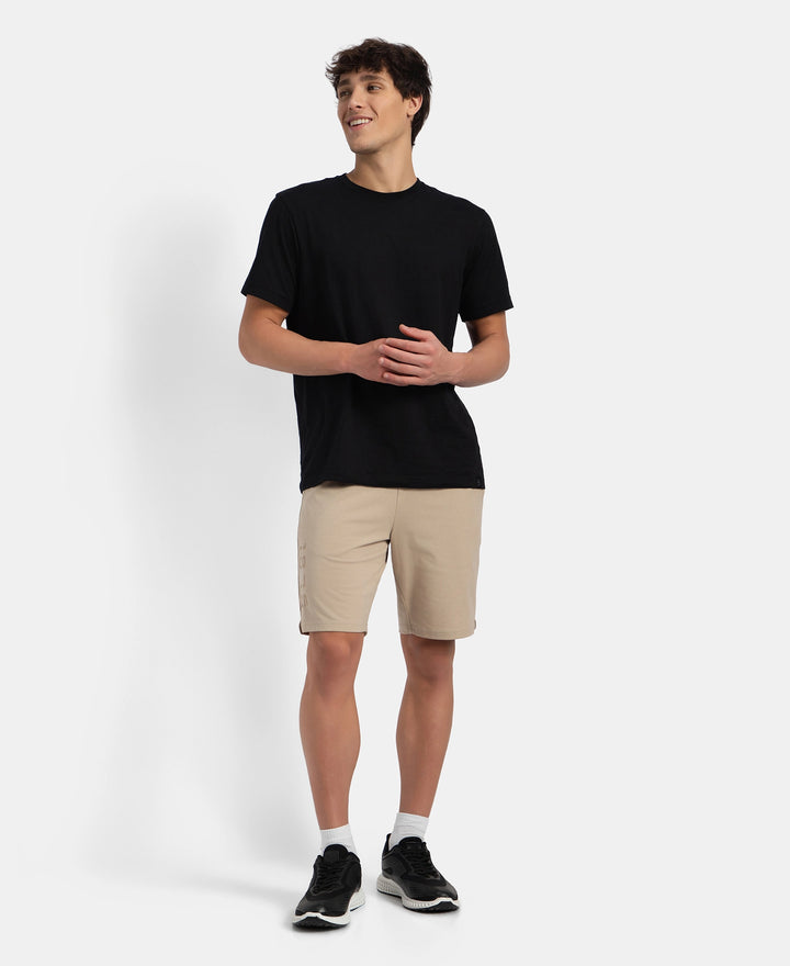 Super Combed Cotton Straight Fit Shorts with Side Pockets - Pure Cashmere