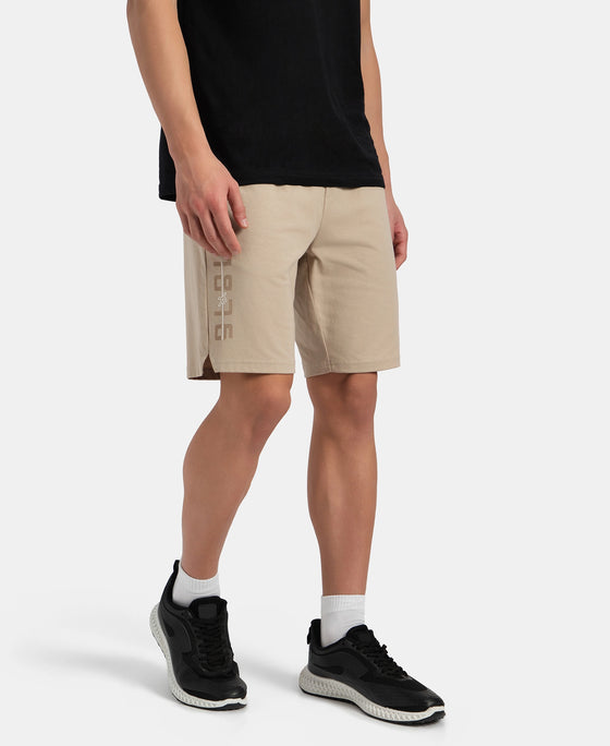 Super Combed Cotton Straight Fit Shorts with Side Pockets - Pure Cashmere