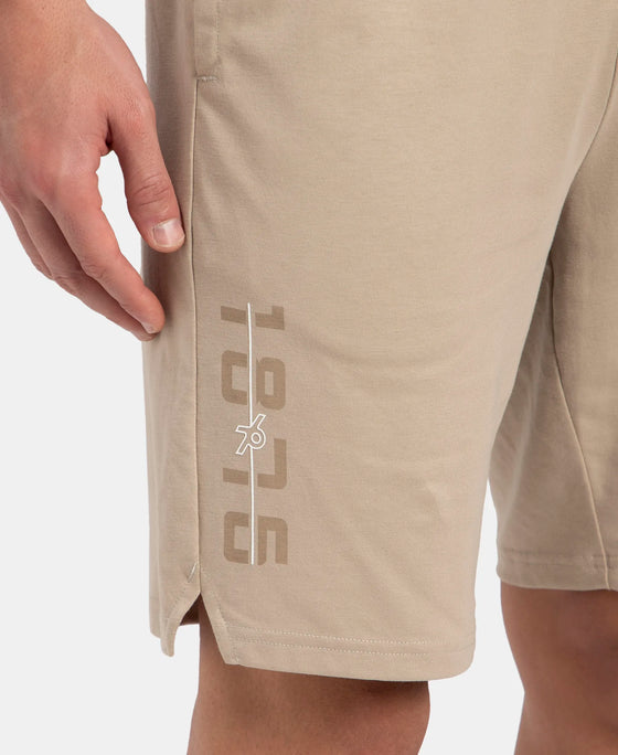 Super Combed Cotton Straight Fit Shorts with Side Pockets - Pure Cashmere