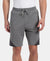 Super Combed Cotton Rich Straight Fit Shorts with Zipper Pockets - Performance Grey & Asphalt