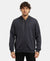 Super Combed Cotton Rich Pique Hoodie Jacket with Ribbed Cuffs - Graphite-1