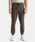 Super Combed Cotton Rich Regular Fit Jogger with Zipper Pockets - Black Olive