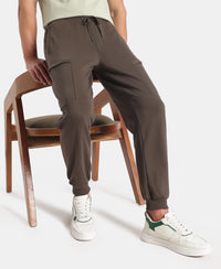 Super Combed Cotton Rich Regular Fit Jogger with Zipper Pockets - Black Olive