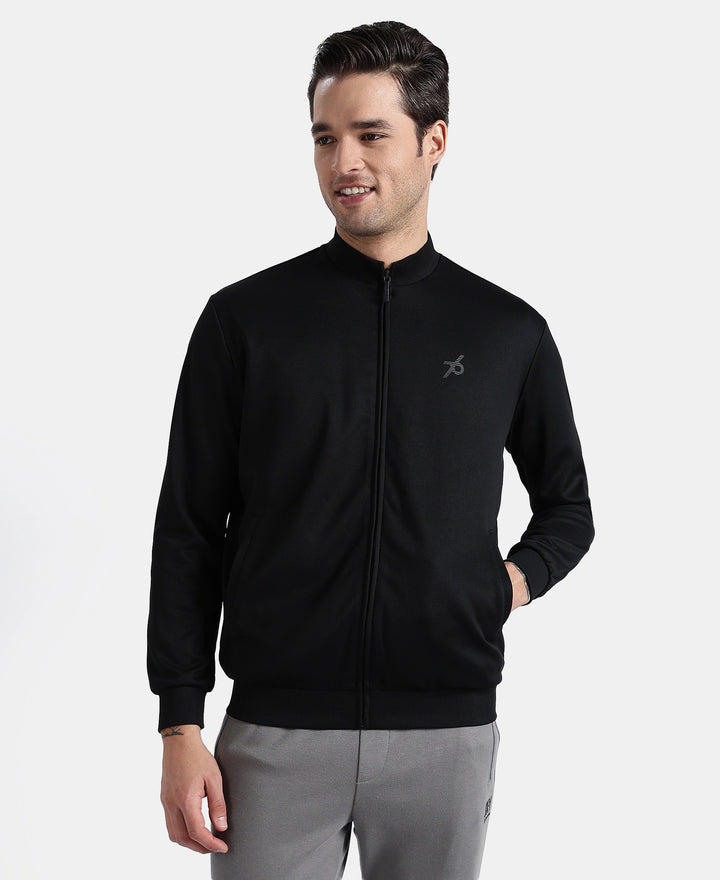 Microfiber Fabric Jacket with StayFresh Treatment - Black