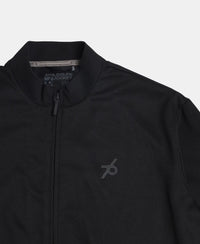 Microfiber Fabric Jacket with StayFresh Treatment - Black