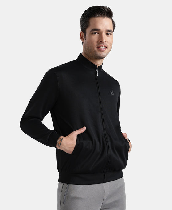 Microfiber Fabric Jacket with StayFresh Treatment - Black