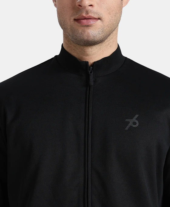 Microfiber Fabric Jacket with StayFresh Treatment - Black