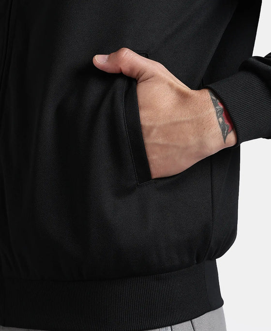 Microfiber Fabric Jacket with StayFresh Treatment - Black