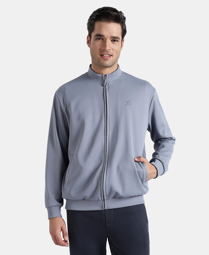 Microfiber Fabric Jacket with StayFresh Treatment - Grey