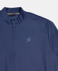Microfiber Fabric Jacket with StayFresh Treatment - Navy