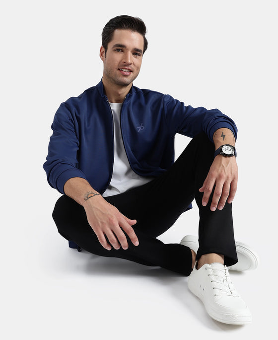 Microfiber Fabric Jacket with StayFresh Treatment - Navy