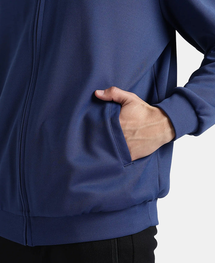 Microfiber Fabric Jacket with StayFresh Treatment - Navy