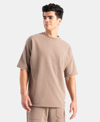 Super Combed Cotton Rich Round Neck Half Sleeve T-Shirt - Leafless Tree