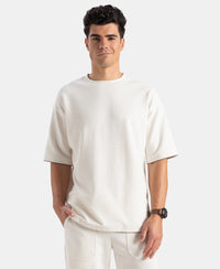 Super Combed Cotton Rich Round Neck Half Sleeve T-Shirt - White