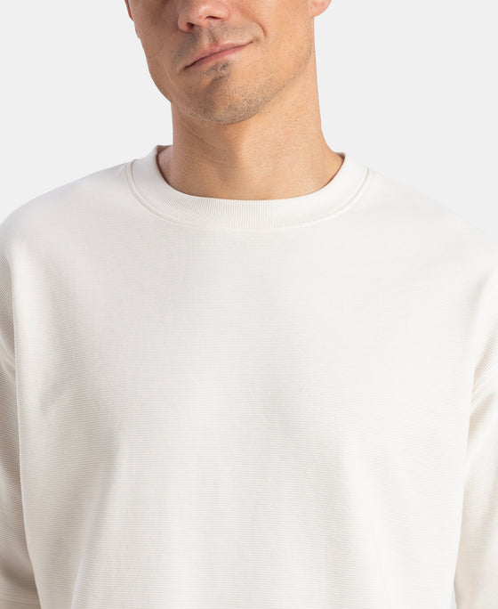 Super Combed Cotton Rich Round Neck Half Sleeve T-Shirt - White