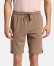 Super Combed Cotton Rich Straight Fit Shorts with Zipper Pocket - Leafless Tree