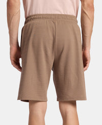 Super Combed Cotton Rich Straight Fit Shorts with Zipper Pocket - Leafless Tree