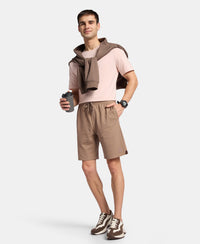Super Combed Cotton Rich Straight Fit Shorts with Zipper Pocket - Leafless Tree