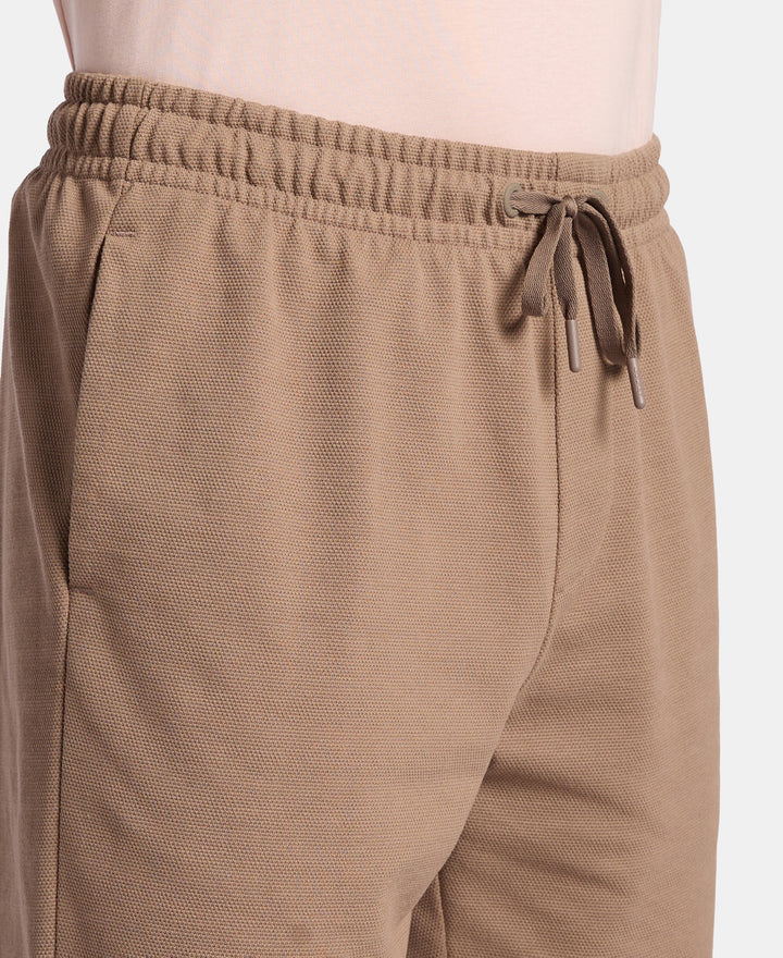 Super Combed Cotton Rich Straight Fit Shorts with Zipper Pocket - Leafless Tree