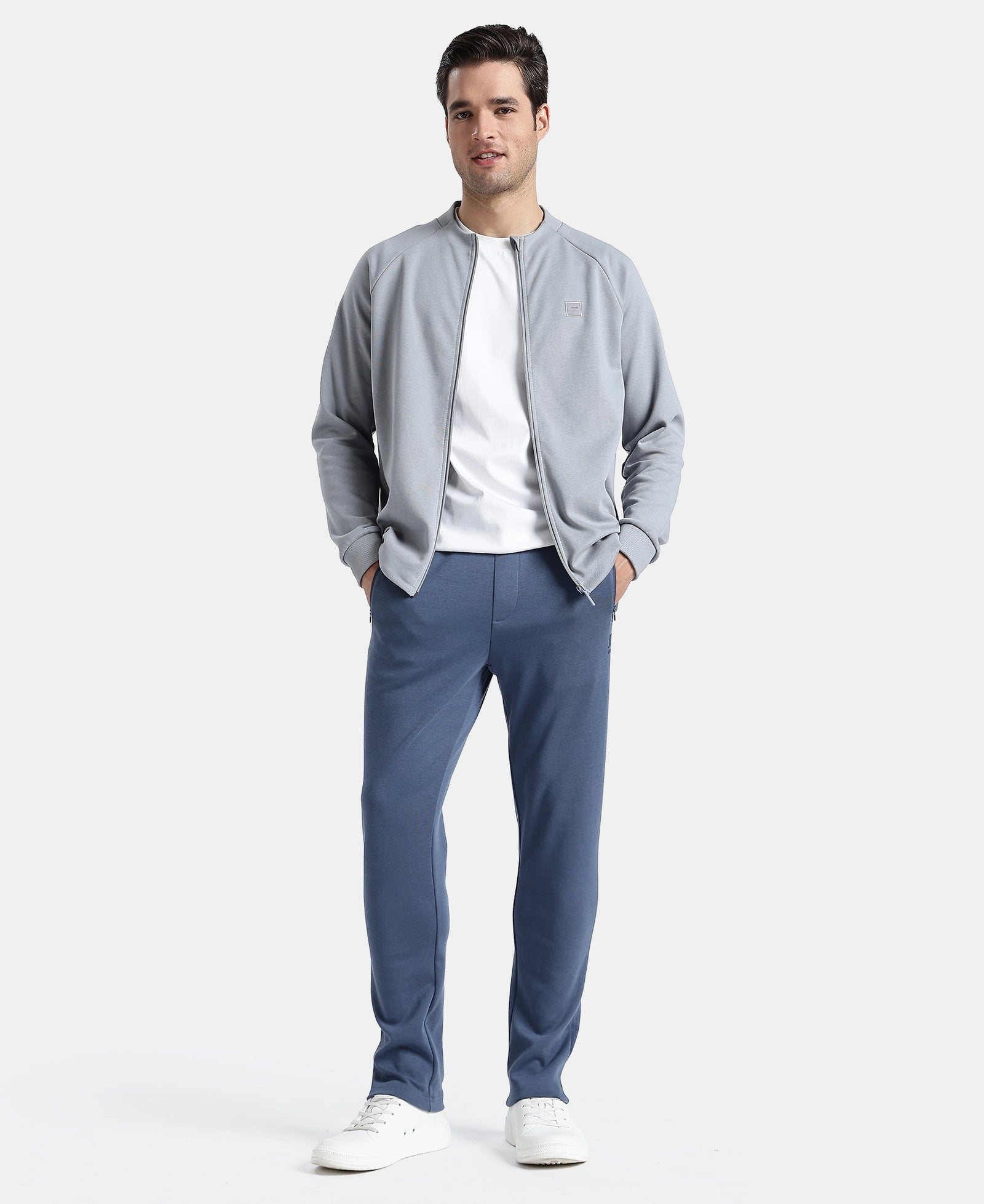 Super Combed Cotton Rich Pique Fabric Jacket with Ribbed Cuffs - Weathervane