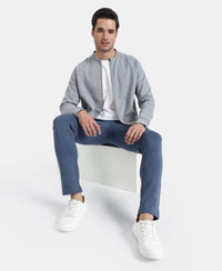 Super Combed Cotton Rich Pique Fabric Jacket with Ribbed Cuffs - Weathervane