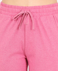 Super Combed Cotton Rich Regular Fit Shorts with Side Pockets - Ibis Rose Melange