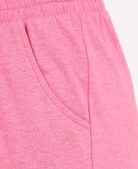 Super Combed Cotton Rich Regular Fit Shorts with Side Pockets - Ibis Rose Melange
