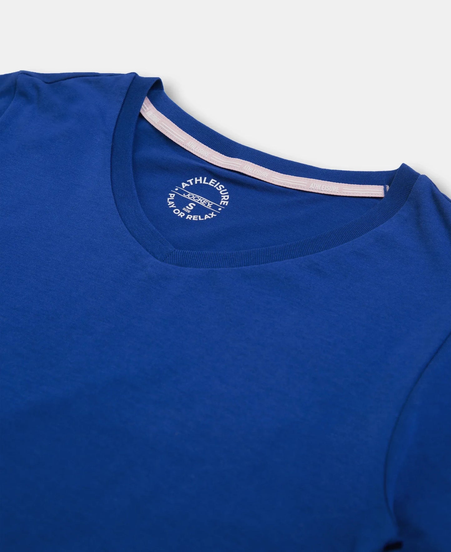 Super Combed Cotton Rich Fabric Relaxed Fit V-Neck Half Sleeve T-Shirt - Mazarine Blue
