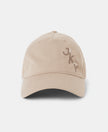 Microfiber Blend Solid Cap with Adjustable Back Closure - Desert Taupe