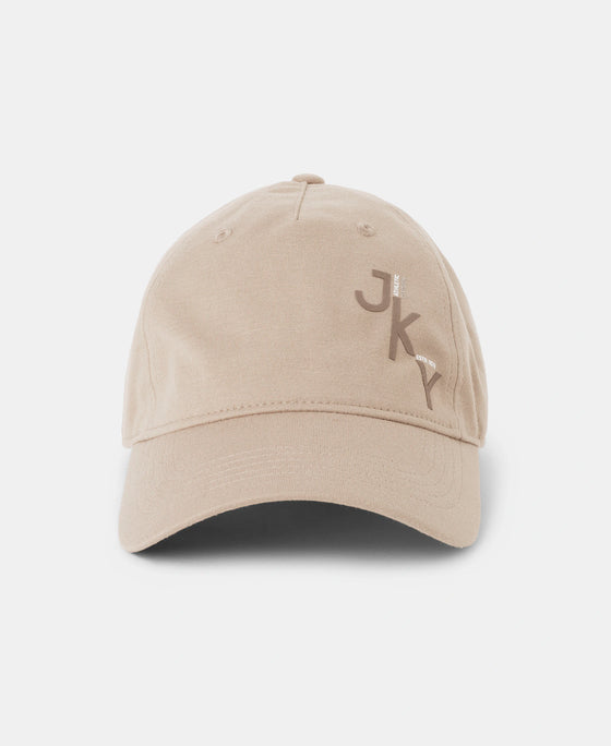 Microfiber Blend Solid Cap with Adjustable Back Closure - Desert Taupe